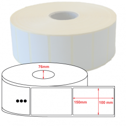 Etiquettes papier velin 100x150mm