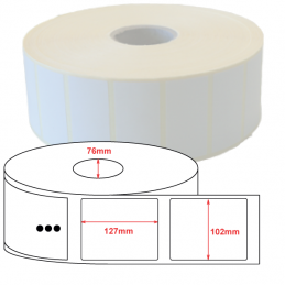 Etiquettes papier couché mat 102x127mm