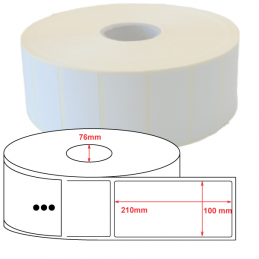 Etiquettes Thermique Eco 100x210mm