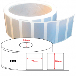 Etiquettes transfert thermique polyester argent, adhésif permanent