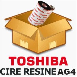 Ruban TOSHIBA 55mmx600m cire-résine AG2 - Imprimante B-EX4T1 / B-SX5