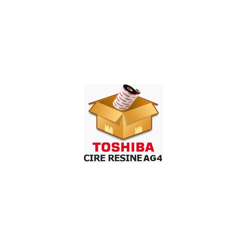Ruban TOSHIBA 55mmx600m cire-résine AG2 - Imprimante B-EX4T1 / B-SX5