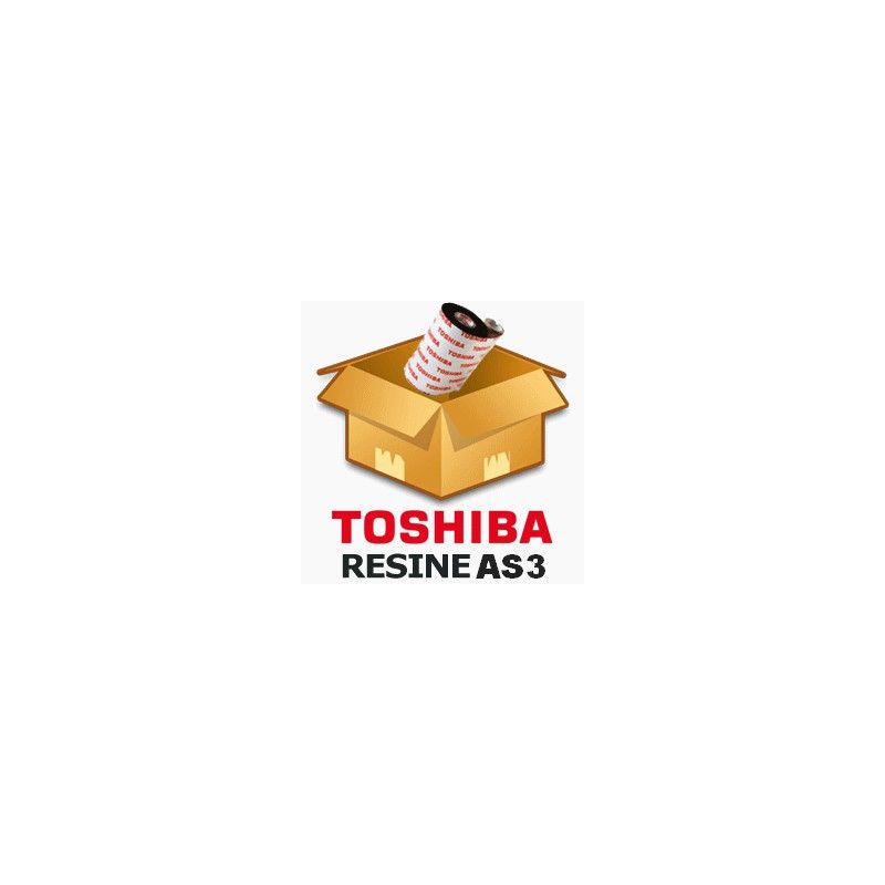 Ruban TOSHIBA résine 68mmx600m AS3 - Imprimante B-EX4T1 / B-SX5