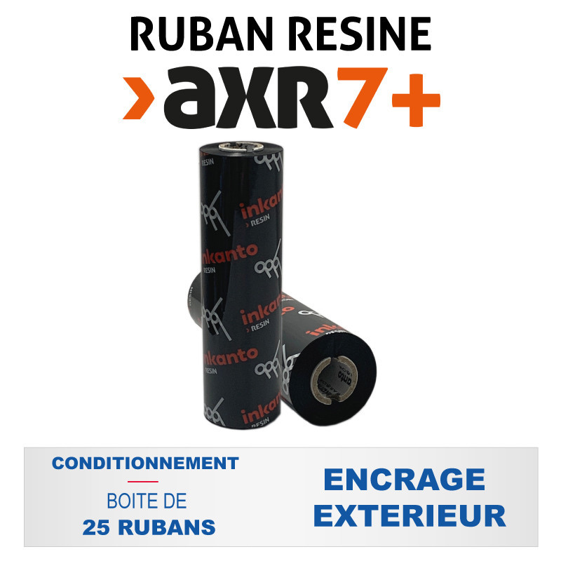 T47318IO Ruban résine INKANTO AXR7+110mmx74m Encrage extérieur