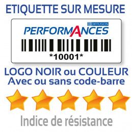 étiquette d'inventaire sur mesure