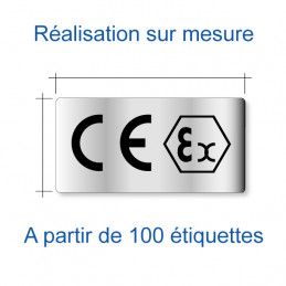 Etiquette CE sur mesure