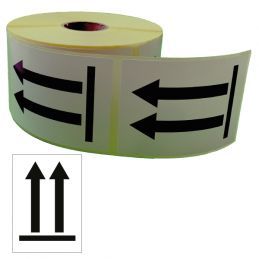 Étiquettes "SENS DU CHARGEMENT" 105x74mm