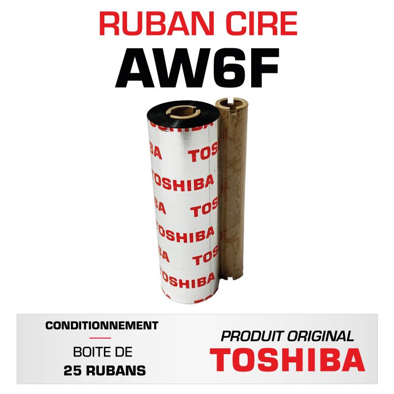 Ruban AW6F TOSHIBA 110mmx100m