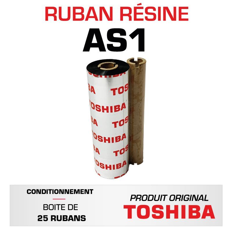 Ruban AS1 TOSHIBA 110mmx100m