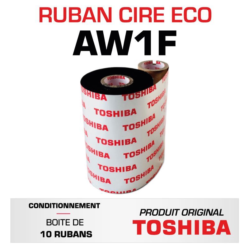 Ruban cire AW1F TOSHIBA 60mmx300m