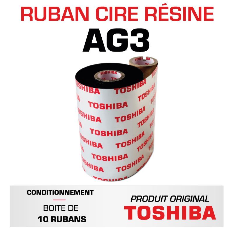 Ruban AG3 TOSHIBA 60mmx400m