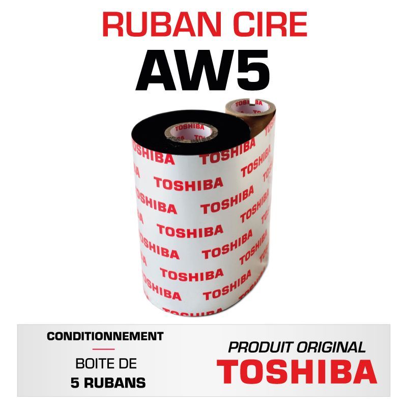 Ruban AW5 TOSHIBA 160mmx300m