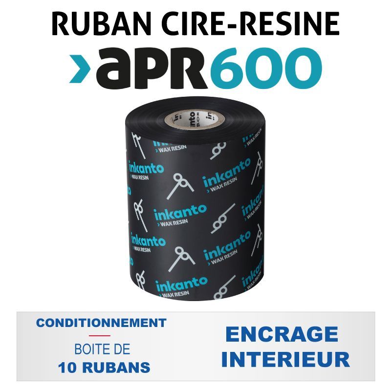 Ruban INKANTO APR600 110mmx600m - Imprimantes AVERY
