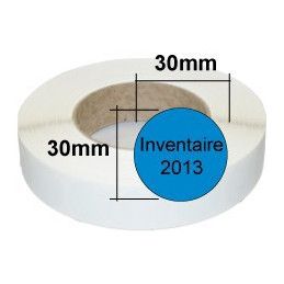 Etiquette d'inventaire 2013