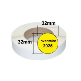 Etiquettes inventaire 2025