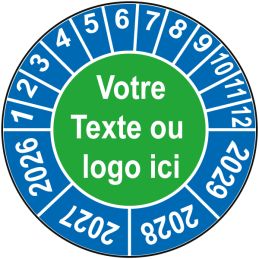 Pastille calendrier SUR MESURE