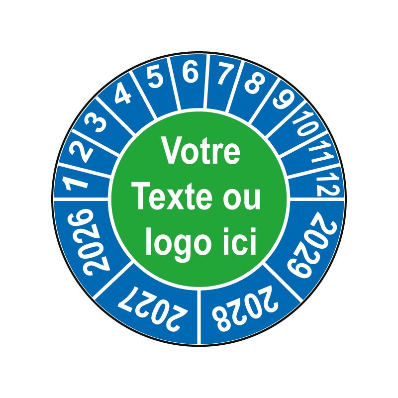 Pastille calendrier SUR MESURE