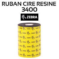 Ruban Cire-Résine 3400 pour imprimante ZEBRA