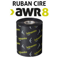 Ruban cire AWR8 pour imprimante ZEBRA