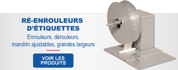 Ré-enrouleurs d'étiquettes